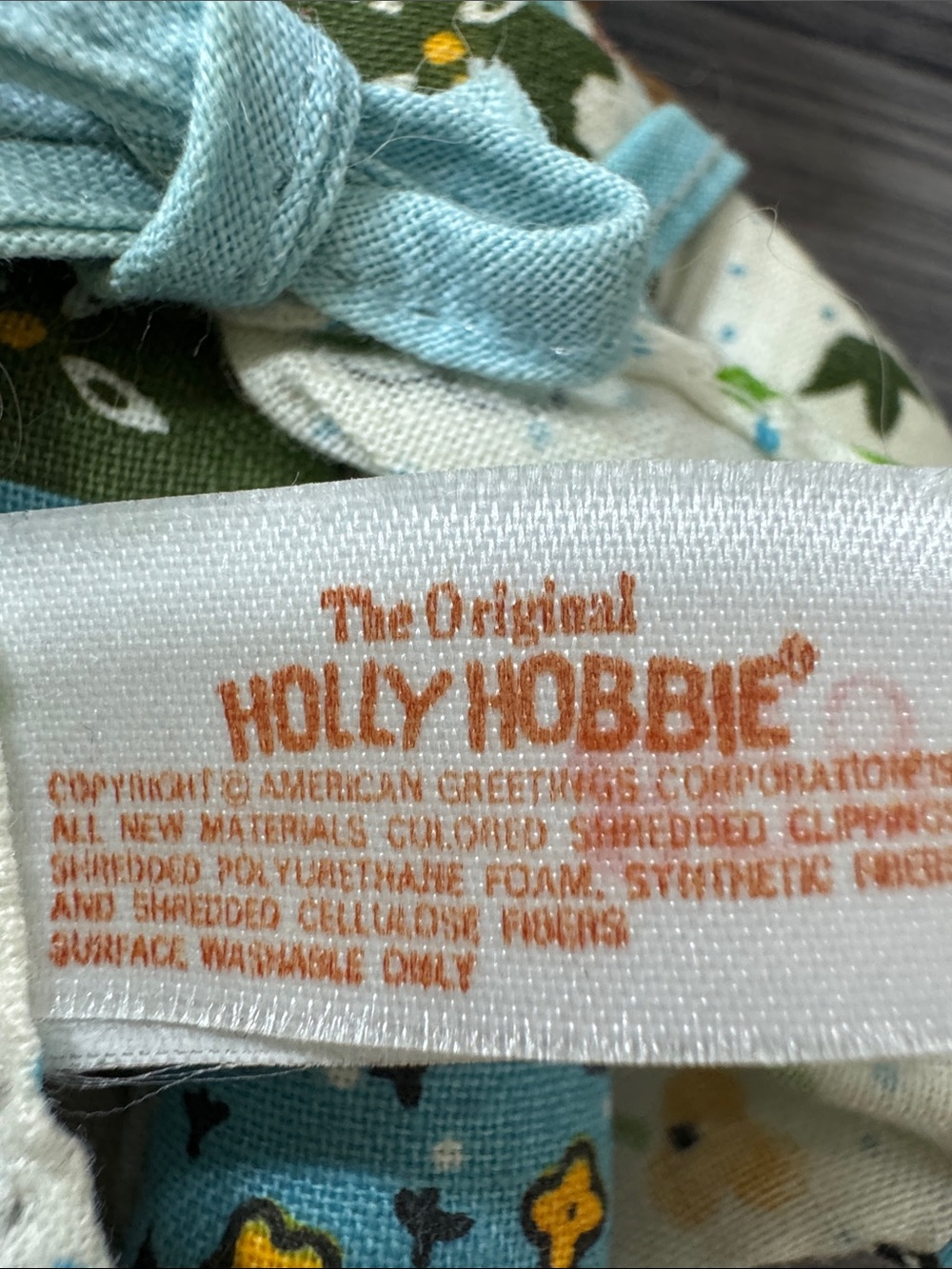 Vintage 1970s Holly Hobbie Knickerbocker "Pocket Doll" - Picture 4 of 5